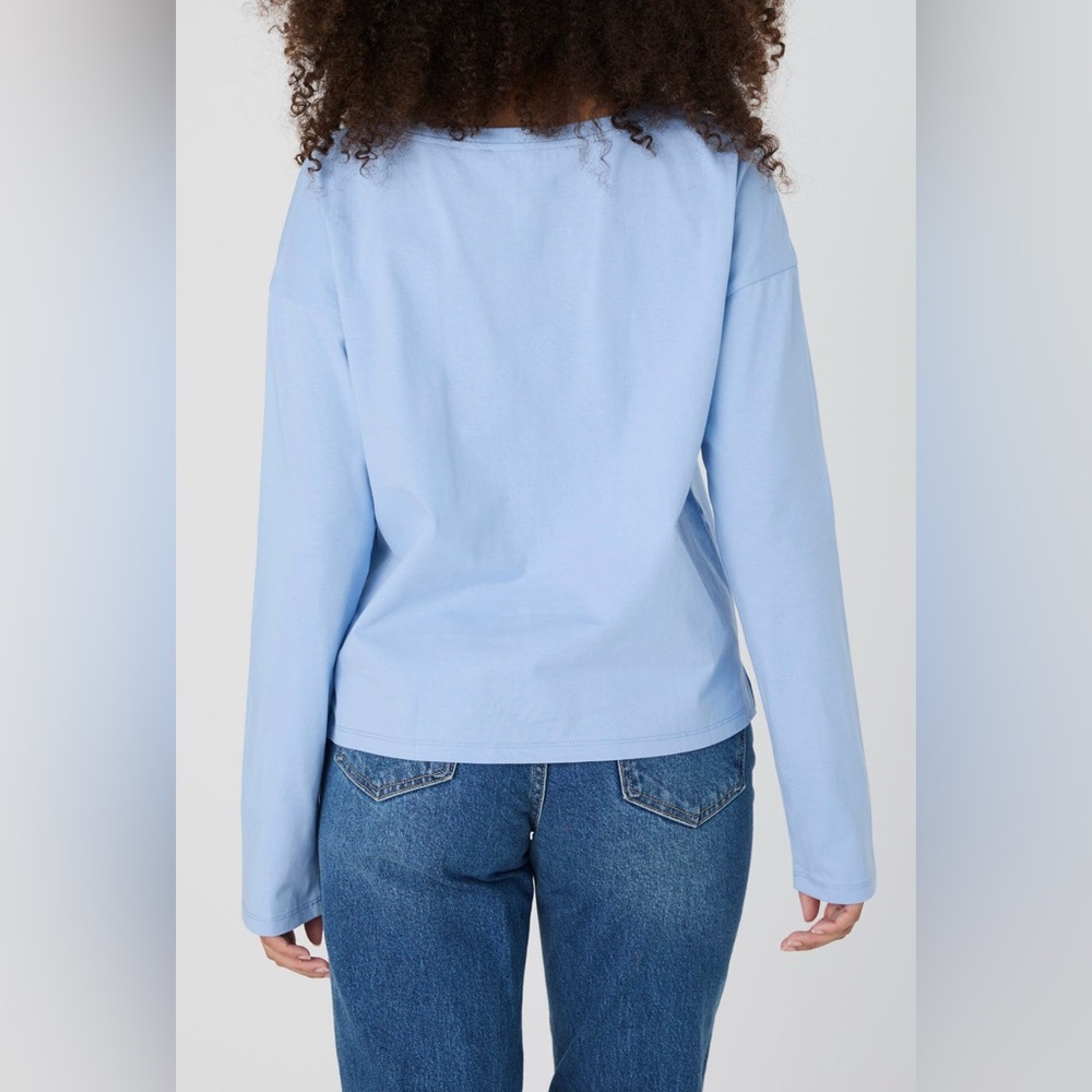 French Connection Boxy Long Sleeve Tee. Size S - Picture 2 of 13